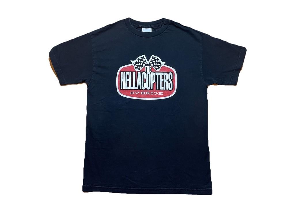 Vintage Hellacopters SVERIGE Black Graphic Tshirt Unisex T-Shirt XXL