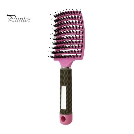 

Вентилируемая щетка для волос, портативная антистатическая, тонкая, густая, вьющаяся, длинная, влажная, сухая, плоская щетка для женщин и девочек, массаж кожи головы, укладка волос, распутывание, расческа розовый