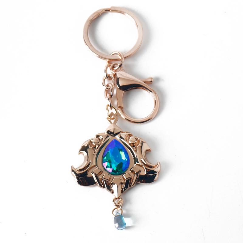 Genshin Impact Xiao & Tartaglia Mask Keychain, Venti & Hu Tao Pendant Necklace, Anime Accessories