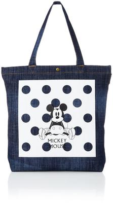 Sifre Canvas Tote Bag 6009P Women's DN49. Mickey Sitting Denim, Free Size