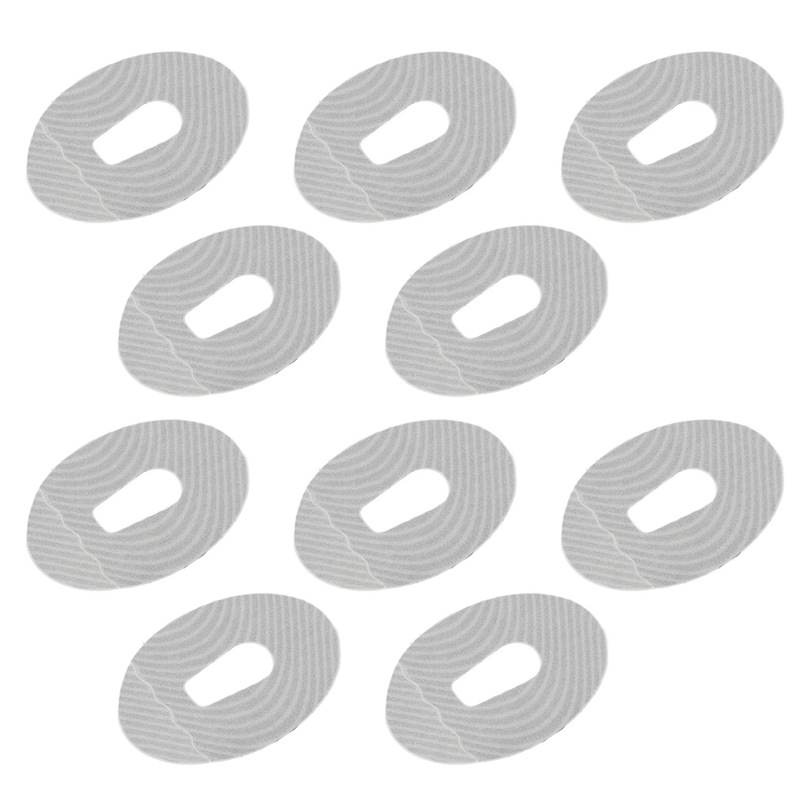 

10PCS Sensor Patches Waterproof Swtproof Comfortable Black Continuous Glucose Monitor Sensor Cover