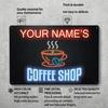 Personalized Custom Metal Sign for Coffee Shop Wall Decor
