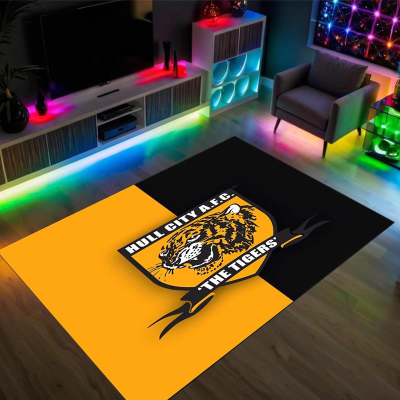 Tappeto in velluto di cristallo Design Hull FC Accogliente Non?Tappeto Stampato Antiscivolo per Camera da Letto Soggiorno Ingresso