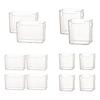 Refrigerator Storage Box Clear Stackable Containers Durable PET with Open Top Organizer for Freezer And Fridge