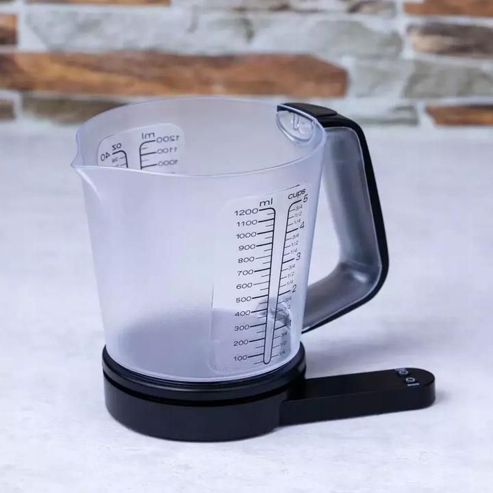 Elektroniczna Waga Kuchenna Z Kubkiem 1200Ml 1G / 5Kg Kinghoff Kh-1829