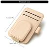 Leather Storage Clip Auto Interior Accessory Car Glasses Holder Card Clip Eyeglass Hanger Organizer Clip for Sun Visors