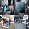 Universeller Auto-Rücksitz-Kopfstützen-Tablet-Halter 360-Grad-Drehhalterung für iPad Air Mini Pro 4-13 Zoll Rückenkissen-Handy-Klemmenständer