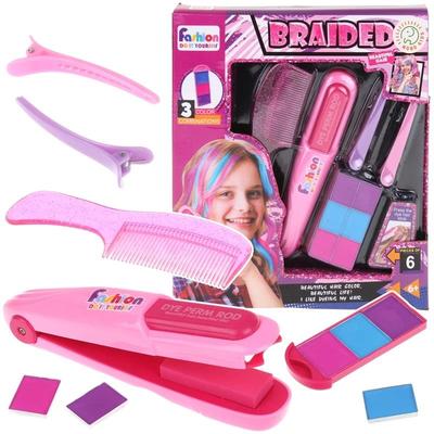 Hair Chalk Set Straightener Dyeing Painting Highlights Accessories