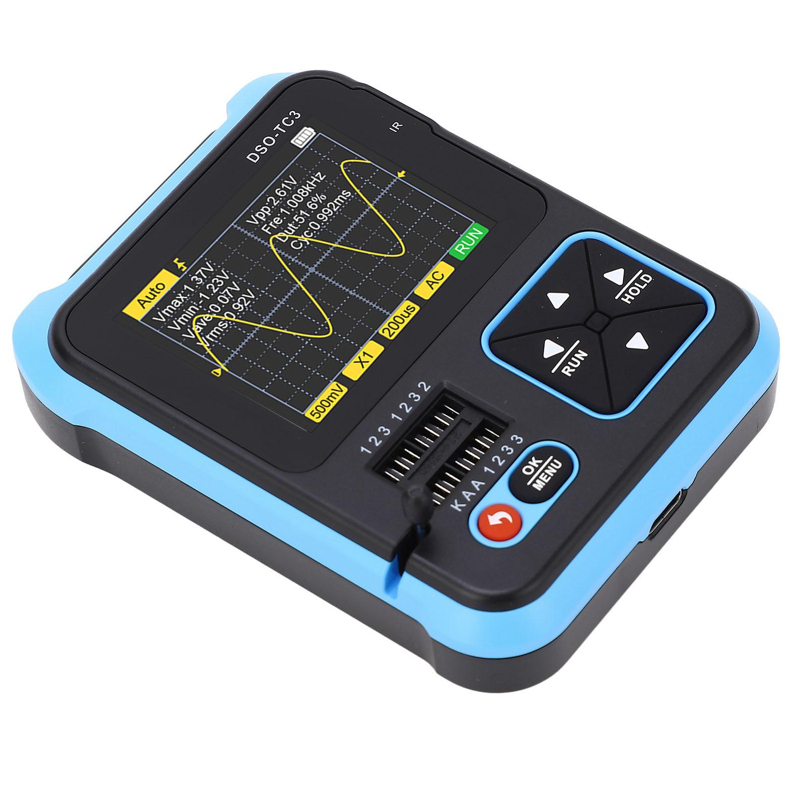 

Handheld Portable Digital Oscilloscope Transistor Checker Tester Inductance Capacitance Resistance Meter High