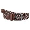 Braided Textile Belt - Size 100 Cm (S) - Polyester / Faux Leather / Metal - Width 3.2 Cm - Unisex