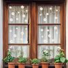 Daisy Window Glass Stickers, Fresh Floral Window and Door Decorative Stickers, Home Beautification and Decoration