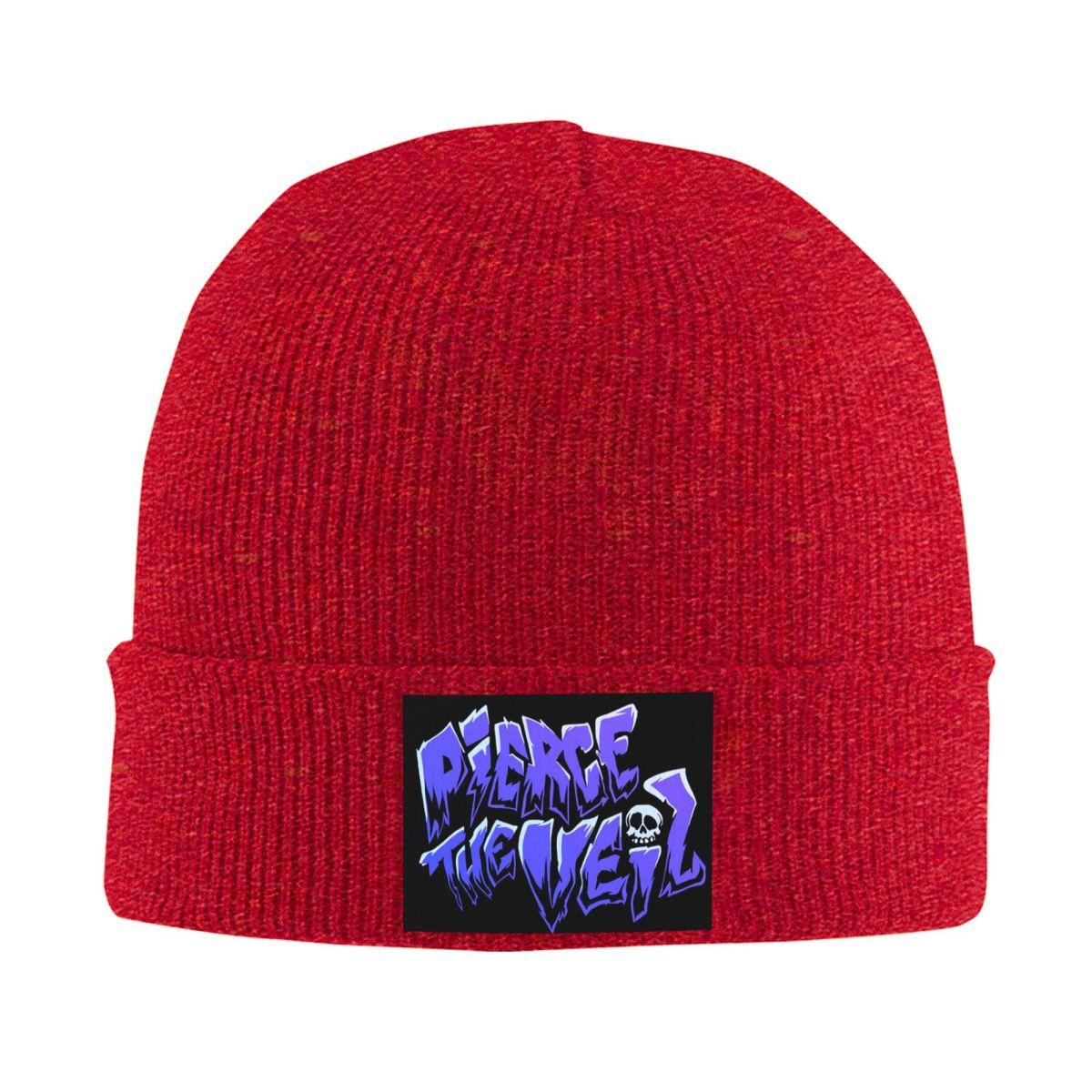 

Pierce The Veil Warm Knitted Cap Hip Hop Bonnet Hat Autumn Winter Outdoor Beanies Hats for Men Women Adult One Size