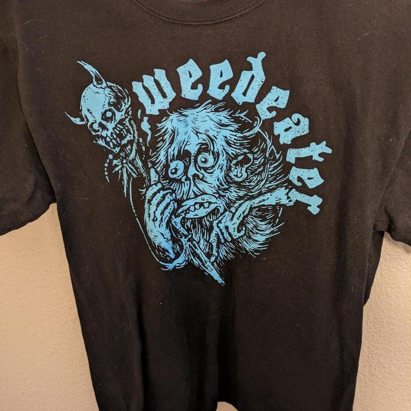 Weedeater Band T Shirt Black 100 Cotton Full Size S To 4Xl