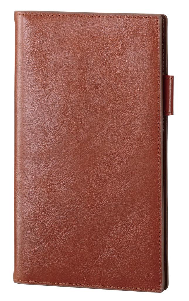 Raymay Fujii Da Vinci System Genuine Bible Just JDB1388C Organizer, Leather, Size, B6, Brown,