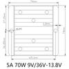 DC 9V/36V To 13.8V 5A 70W Step Up/Down Power Regulator Converter Module