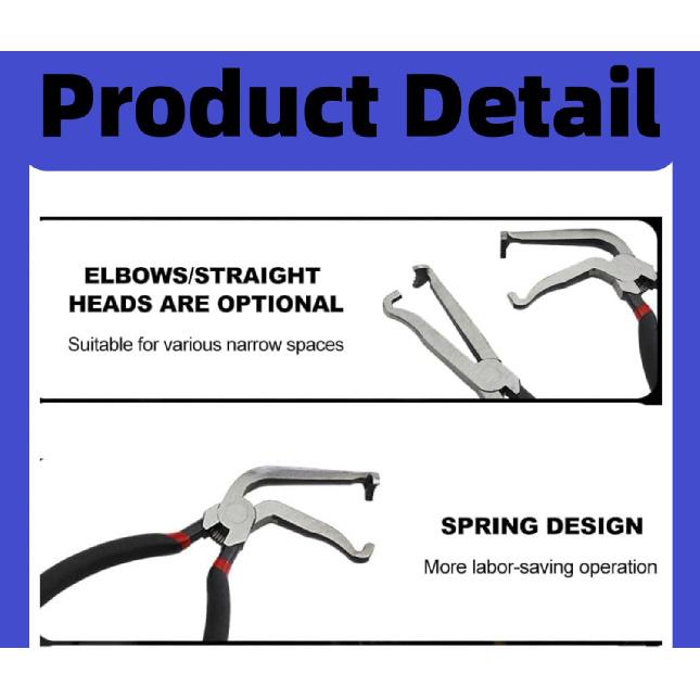 Electrical Disconnect Pliers 37980,60 Degree,Electrical Connector Pliers for Cars, Automotive Electrical Plug Connector Disconnect Repair Tools