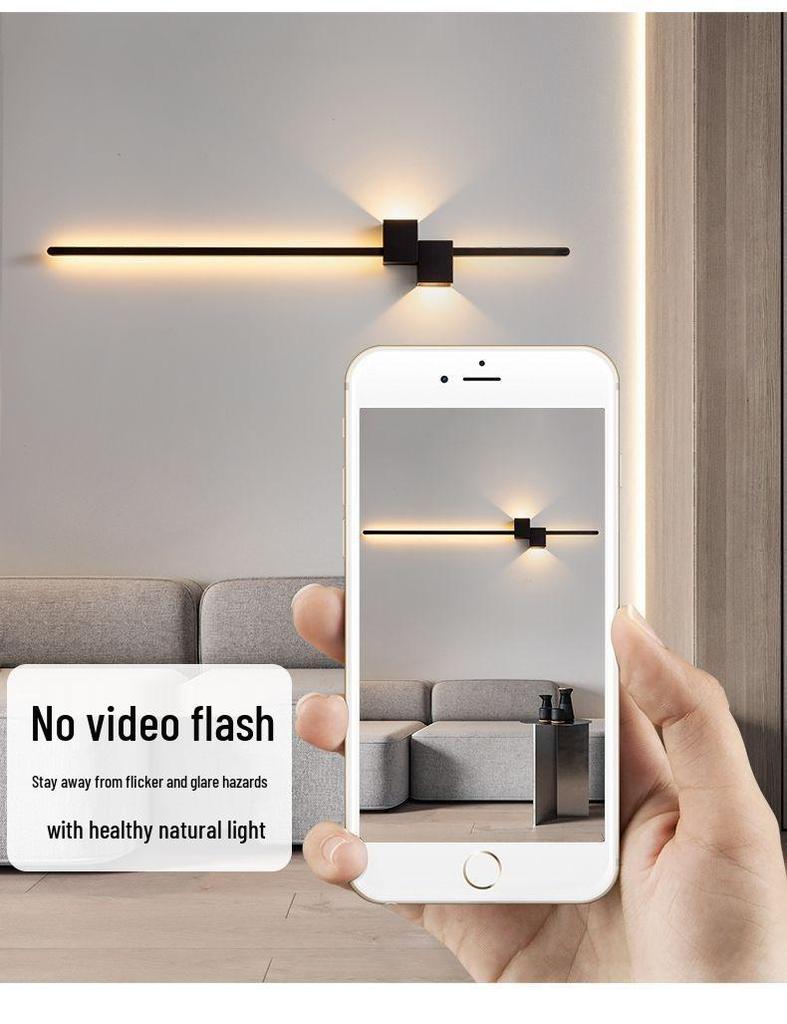 Nordic Minimalist Wall Lamp - Modern Bedroom and Living Room Accent Light