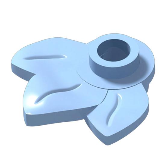 Classic Tree Leaves Building Blocks Pieces, Plant Plate, Round 1x1 Assembling Building Blocks with 3 Leaves Parts and Pieces 50g