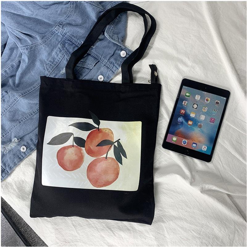 Canvas Shoulder Tote Bag for Women 2019 Female Handbags Eco Reusable Cloth Shopping Bag Ladies Beach