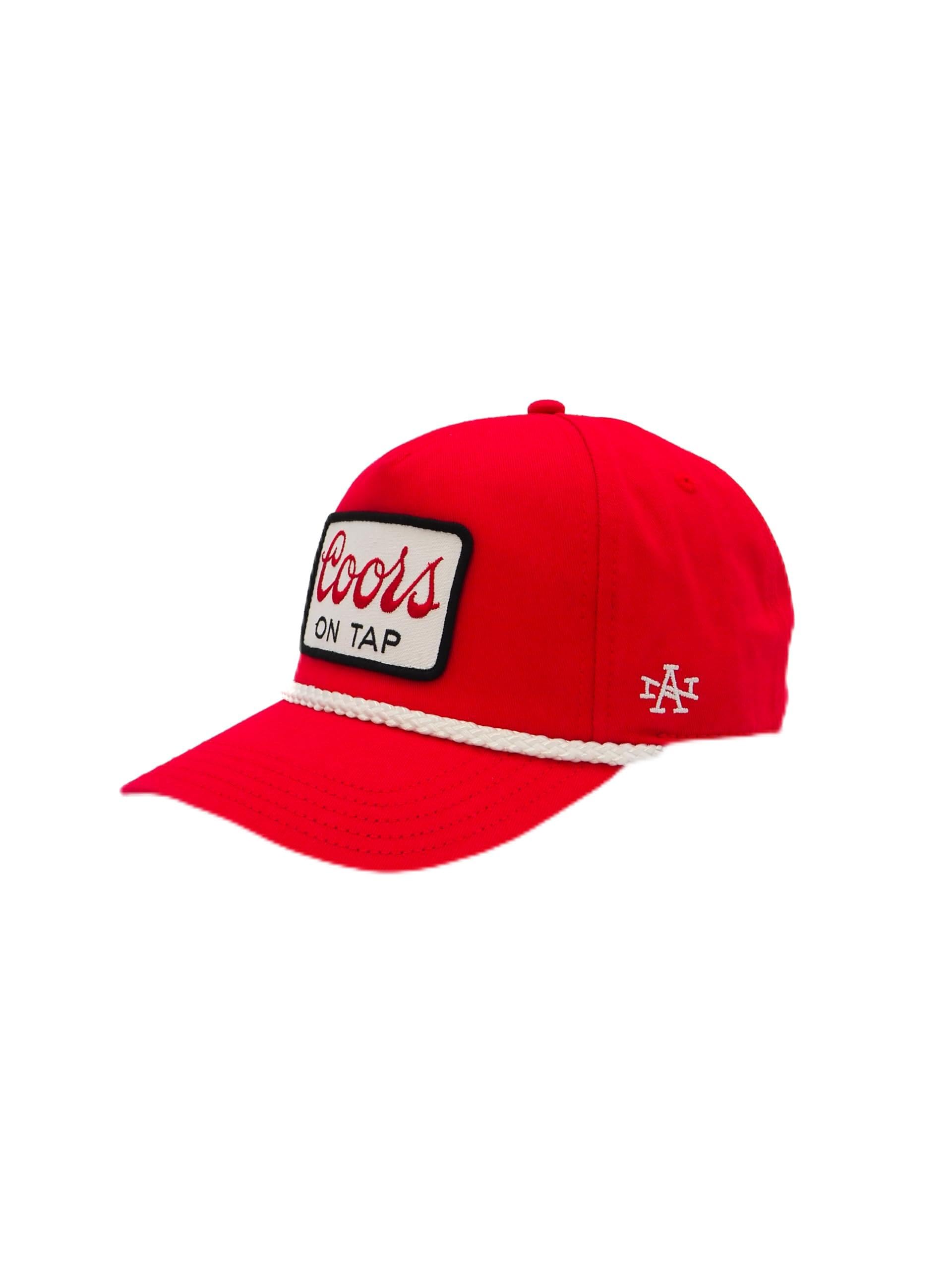 

Coors Roscoe AN American Needle Baseball Cap, One Size Fits All, Adjustable Strap, Unisex, Red, SMU769B-COORS