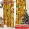 2pcs, 2D FLAT PRINTING Curtains (Without Rod) Retro Blooms Festive Fashion Curtains Machine Washable Fabric Curtains Gifts Use