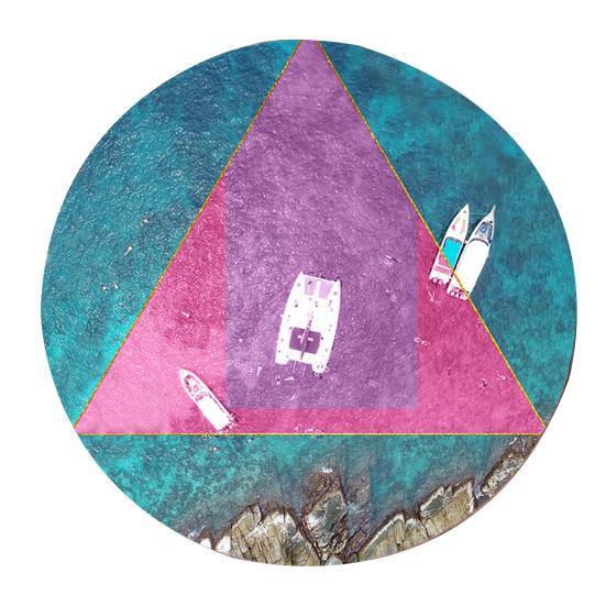 Carpet Anti-slip Wear-resistant Comfortable Round Carpet Printed  Rug  Household