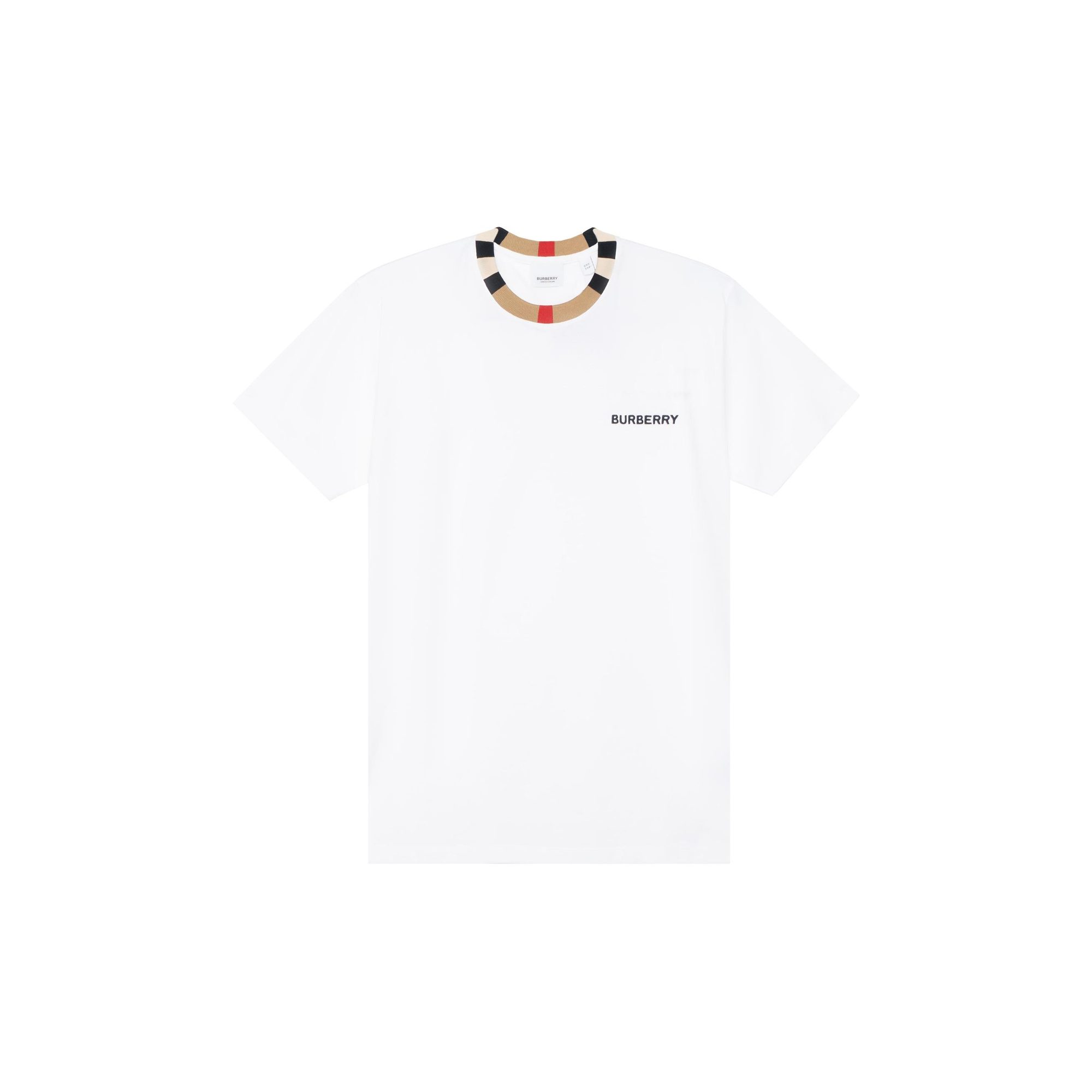 Burberry Icon Stripe apdare Kokvilnas T-krekls