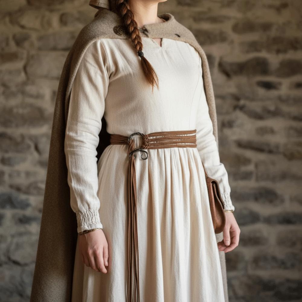 Adjustable Long Rope Chain Belt Braided Decorative Belt Fashion Waist Cinch  Medieval