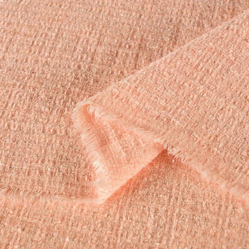 100x150cmLuxury Korean Style Tweed Fabric Dress for Coats Clothing Sewing Plain Soft Skin-friendly Cloth Needlework Drape