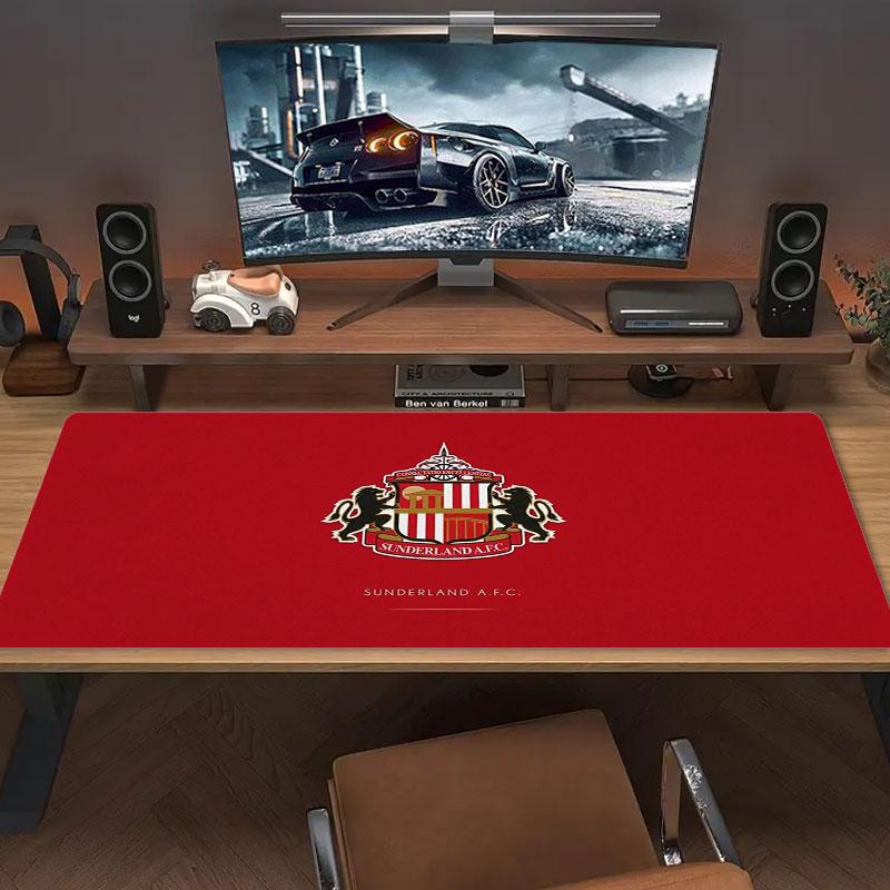 Sunderland A.F Large Size Mouse Pad Large Gaming Table Cushion Non-slip Laptop Tablet Big Mousepad XXL Mat Mini PC Playmat With Lock Edge