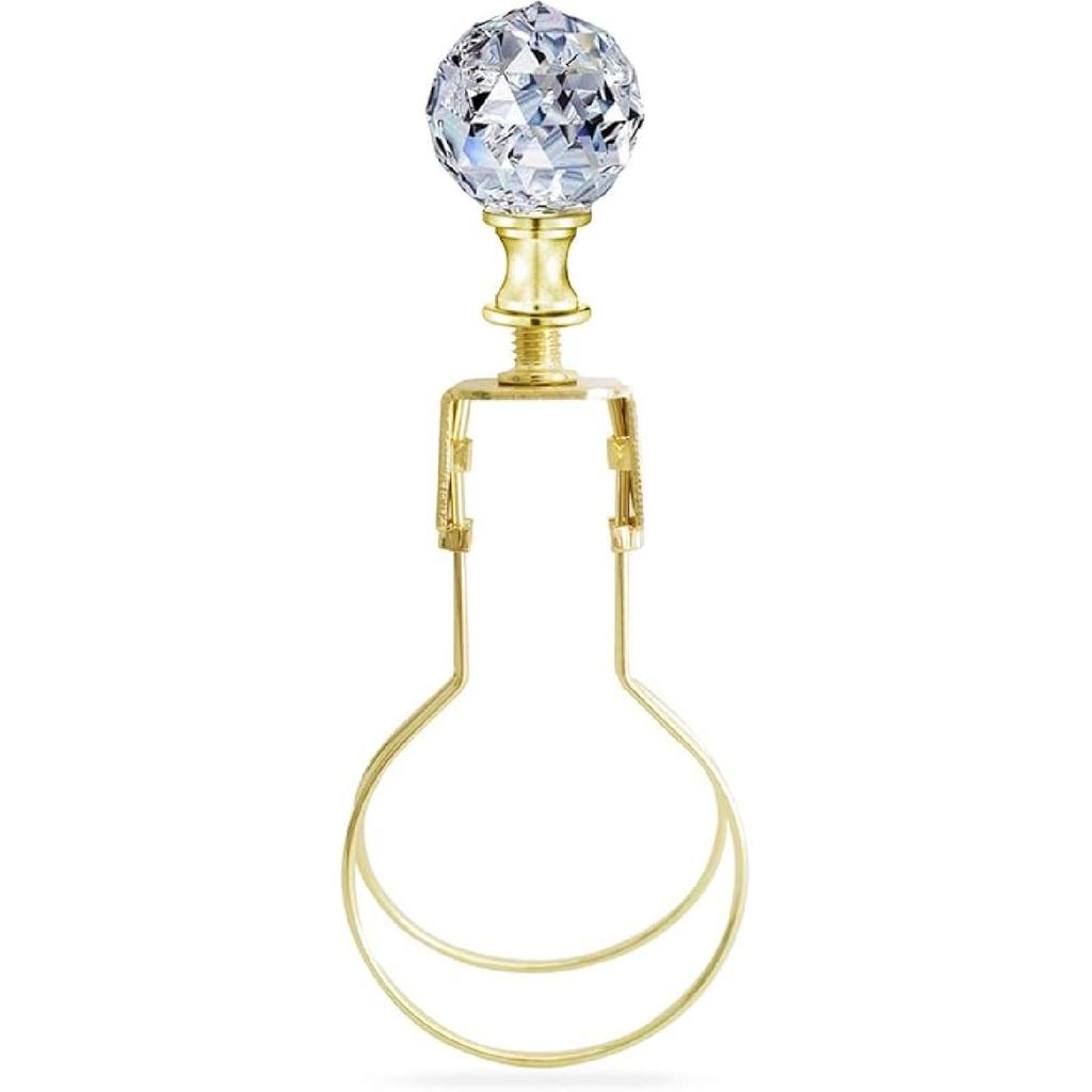 Lamp Shade Light Bulb Clip Lampshade Adapter - Finial and Lampshade Levellers for Clip On Light Bulbs