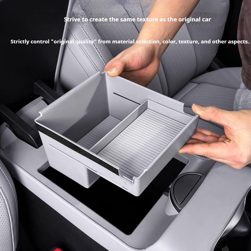 For BYD Sealion 6 Seal U EV/DMI Car Armrest Storage Box Sliding Separate Layer Organizer