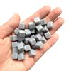 50Pcsset Solid Color Gold Black Blank Cube Square Corner Acrylic Dice Chess Piece Right Angle Sieve 8Mm Cube For Board Game