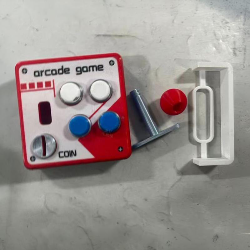 3D Creative Retro Game Joystick Light Switch Socket Panel Decor Fun Novelty Home Wall Ornament Gift for Kids Teens