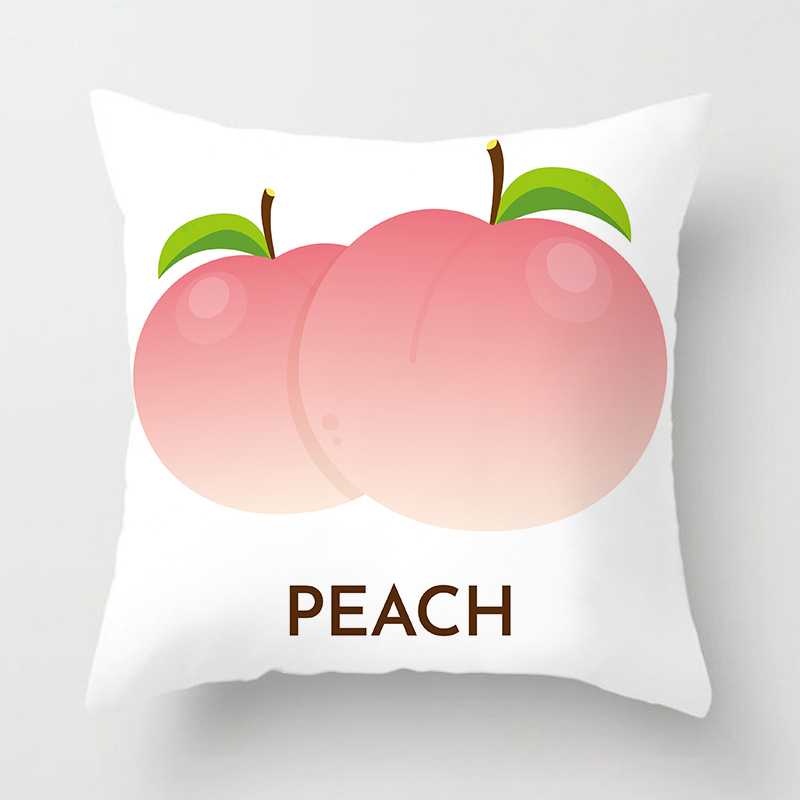 peach shaped pillow
