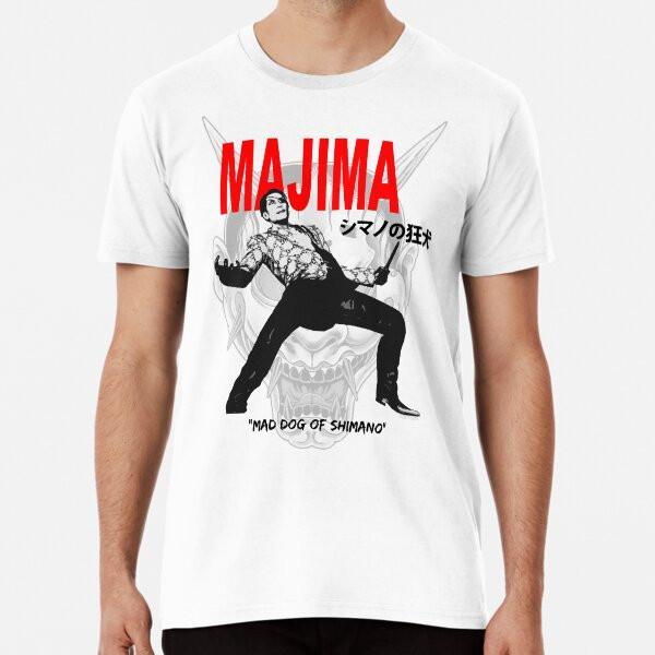 Majima Mad Dog of Shimano Premium T-Shirt S To 5XL Made In the AU/USA T-Shirt