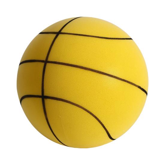 Silent Ball Home Indoor Silent Basketball with Mesh Bag Children's Patting Ball Elastic Sponge