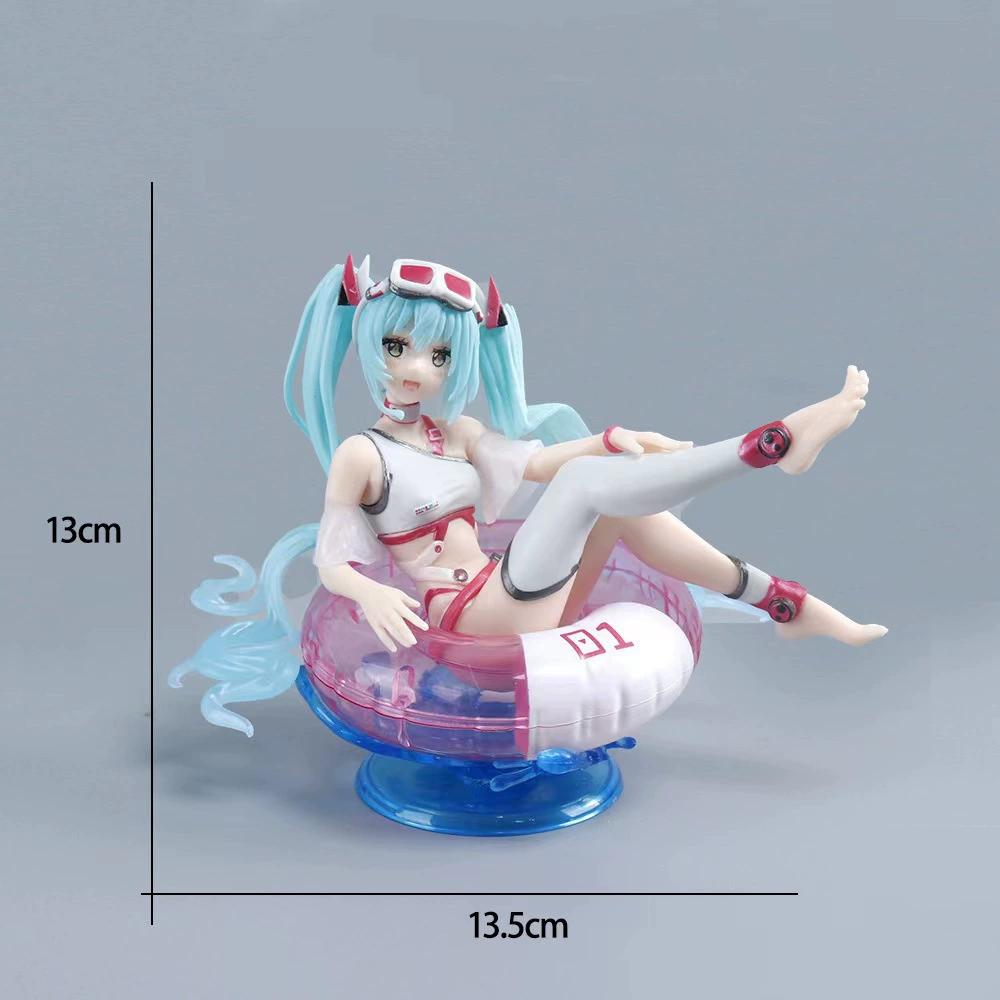 Anime Figure Wedding Dress Action Figures Kawaii Swimsuit Vocaloid PVC Collectible Model Playthings Girl Gift Idea