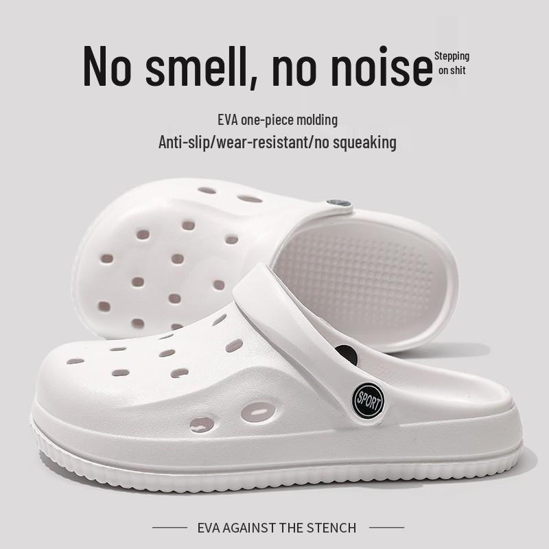 Herren Rutschfeste Geruchshemmende Zehengeschlossene Strandsandalen