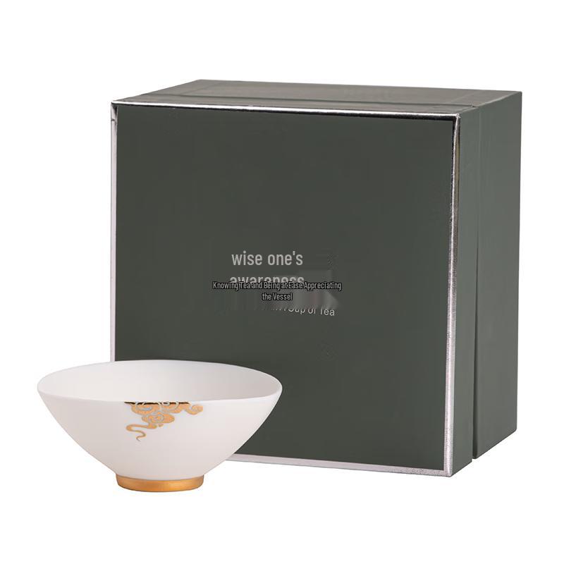 Minimalist Ceramic Auspicious Teacup