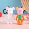 Fluid Trend Bear Fluid Bear Pendant Paint Material Pack Violent Bear Keychain Set  Small Gifts