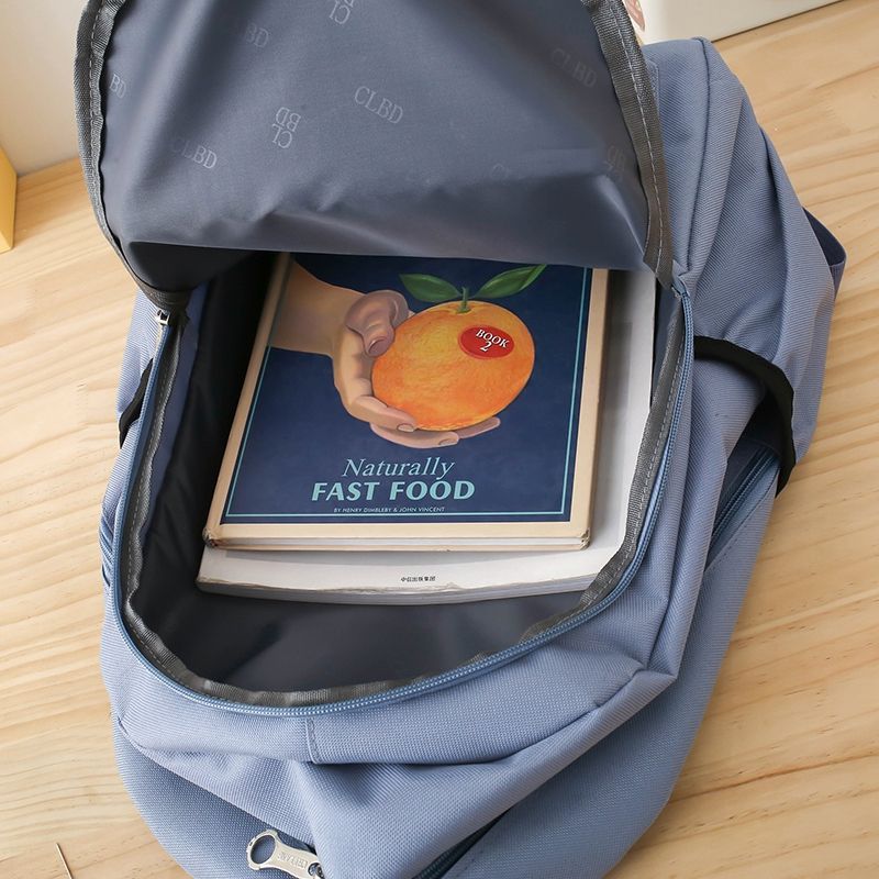 Set de 5 piezas Mochila Escolar Primer Semestre Estudiantes de Secundaria y Primaria Mochilas de Gran Capacidad Mochila Universitaria Minimalista Ligera