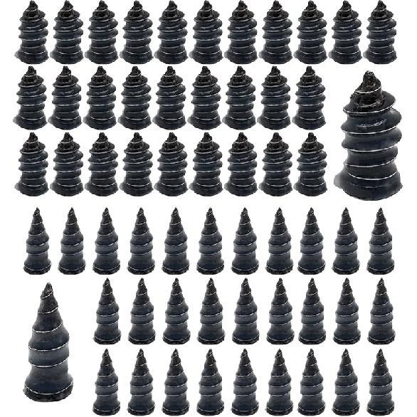 60Pcs Tire Repair Rubber Nail, Rubber Screw Tire Plugs Self-Service Vacuum Tire Repair Nail Kit Tires Quick Puncture Repair Tools For Auto
