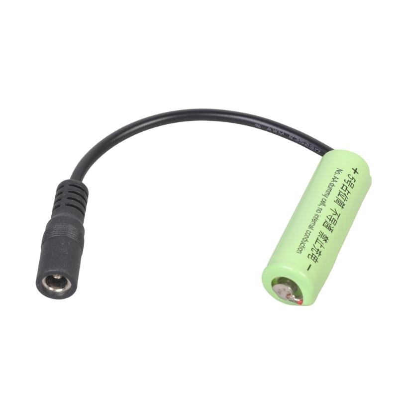 0V NonConductive 2a Battery Eliminators LR6 2a Dummy Battery Setups Shell With 5.5x2.5mm Input For Toy And Small Fan