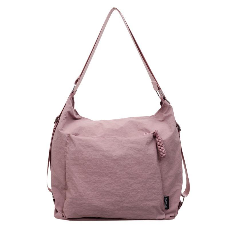 Large-capacity commuter tote bag autumn and winter new trendy simple fashion canvas bag women's shoulder bag messenger bag