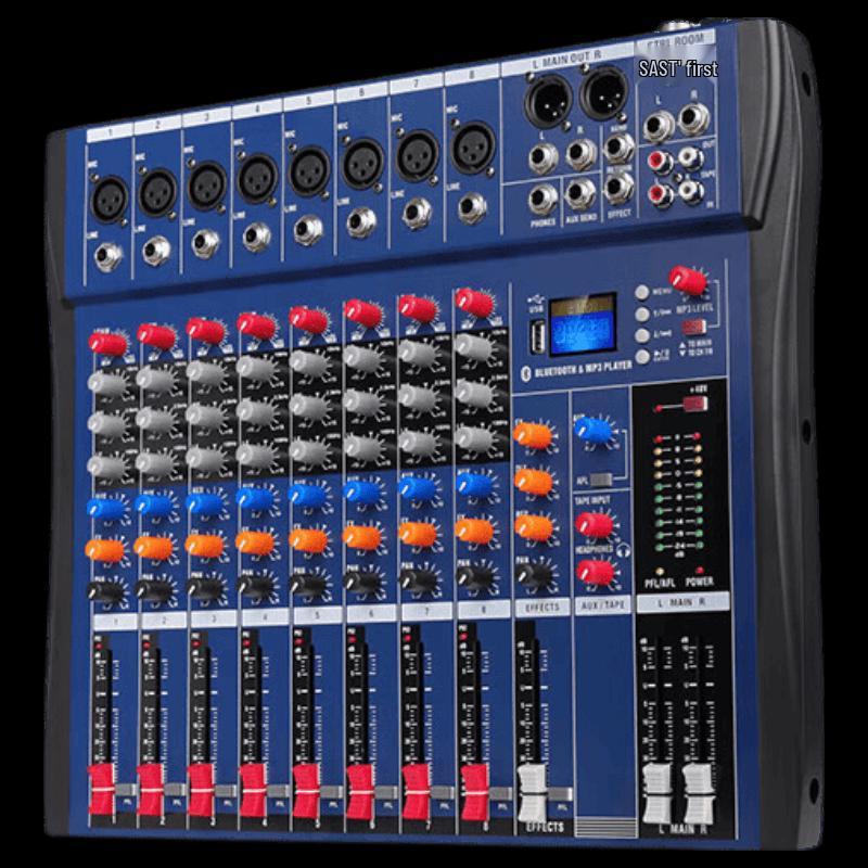 SAST K88 Professional 8-Channel Audio Mixer (CN version)