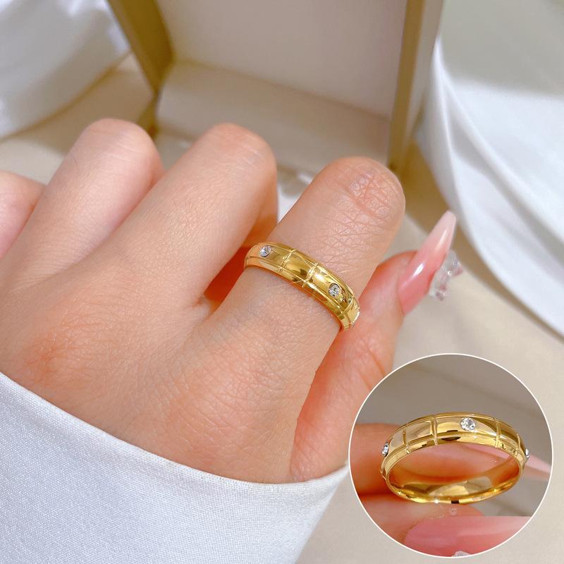 Cold Wind Minimalist Wind Bouncing Ring Men'S And Women'S Tide Personality Simple Index Finger Ring