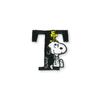 KIYOHARA Seal & Iron-on Dual Use Type Initial Patch Snoopy T W39mm X H42mm RIO-SNIW