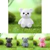 Hairline Bear Keychain Micro Landscape Cartoon Pvc Handicrafts Car Ornaments