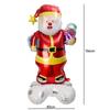 3D Standing Christmas Tree Cookie House Gingerbread Man Santa Claus Xmas Party Decoration Aluminum Film Balloons Props Gifts